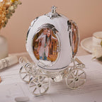 Custom Photo Frame Carriage Music Box - 4 Photos Display