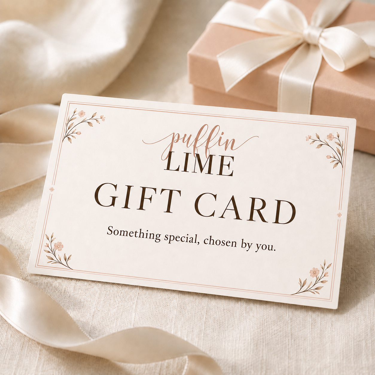 Puffin Lime Gift Card