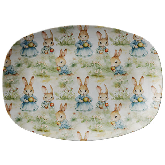 Cute Bunnies Platter