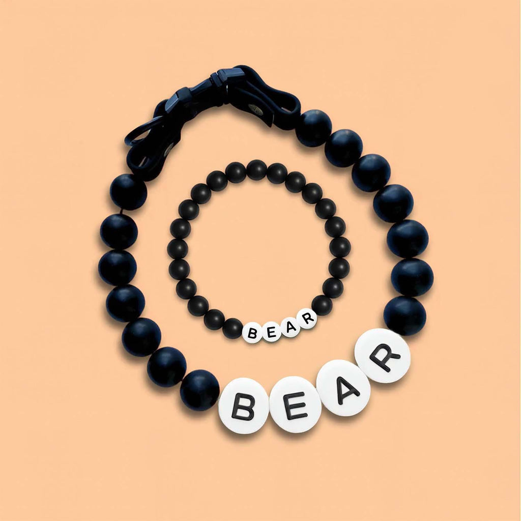 Personalized Pet Name Necklace with Free Matching Bracelet