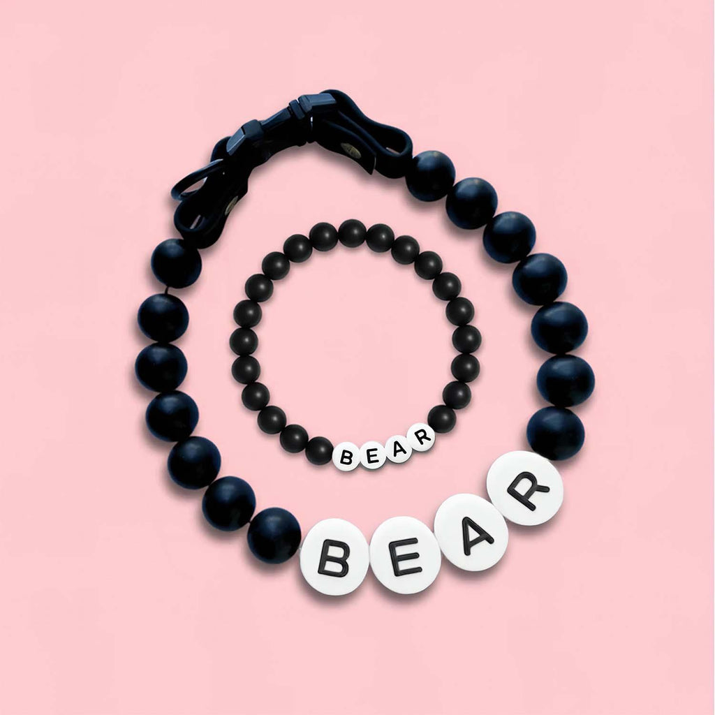 Personalized Pet Name Necklace with Free Matching Bracelet