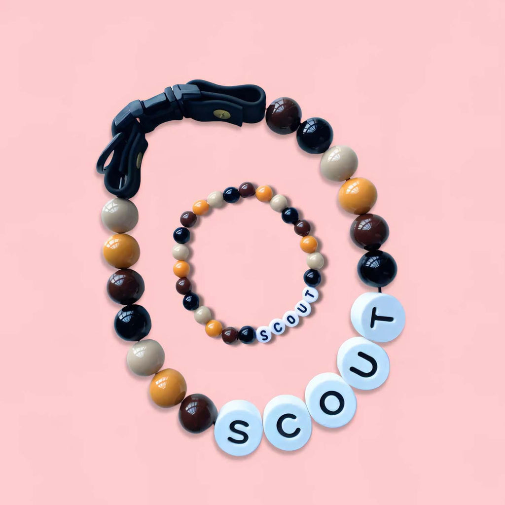 Personalized Pet Name Necklace with Free Matching Bracelet