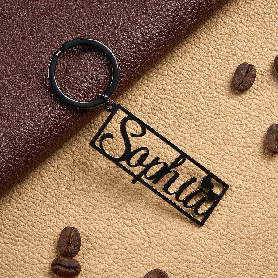 Personalized Name Keychain with Heart