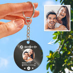 Custom Spotify Code Keychain - Scannable Music & Photo Acrylic Gift