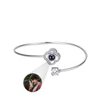 Custom Photo Projection Bracelet - Hidden Picture Heart Jewelry