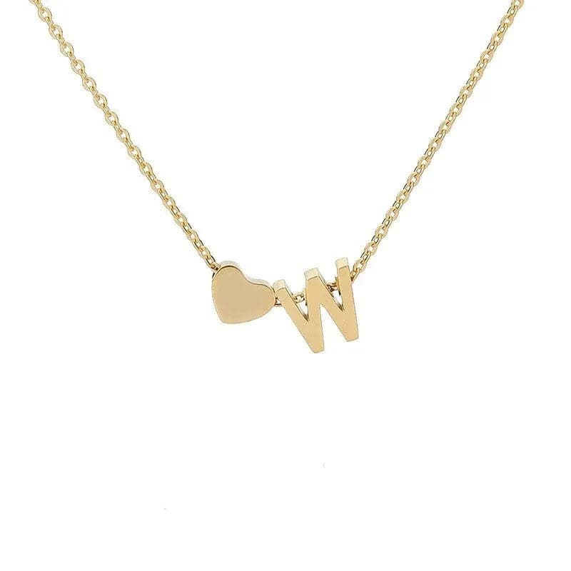 MadeMine Tiny Heart Initial Necklace with personalized charm, ideal Mother’s Day gift for mom and grandma, featuring delicate design.