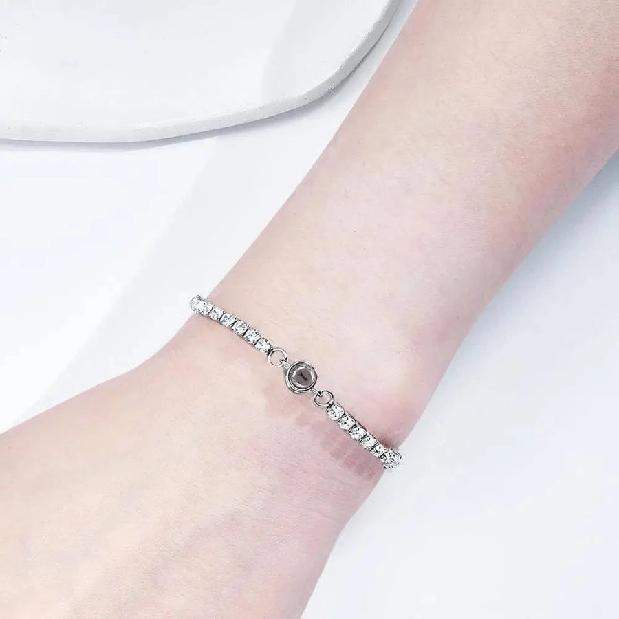 Custom Hidden Photo Bracelet