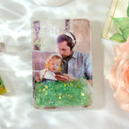 Custom Quicksand Photo Fridge Magnet - Personalized Liquid Sand Magnet