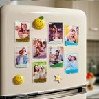 Custom Quicksand Photo Fridge Magnet - Personalized Liquid Sand Magnet