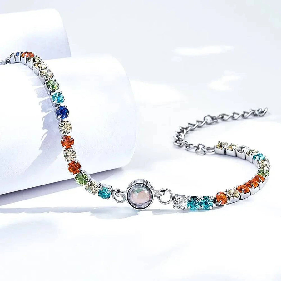 Custom Hidden Photo Bracelet