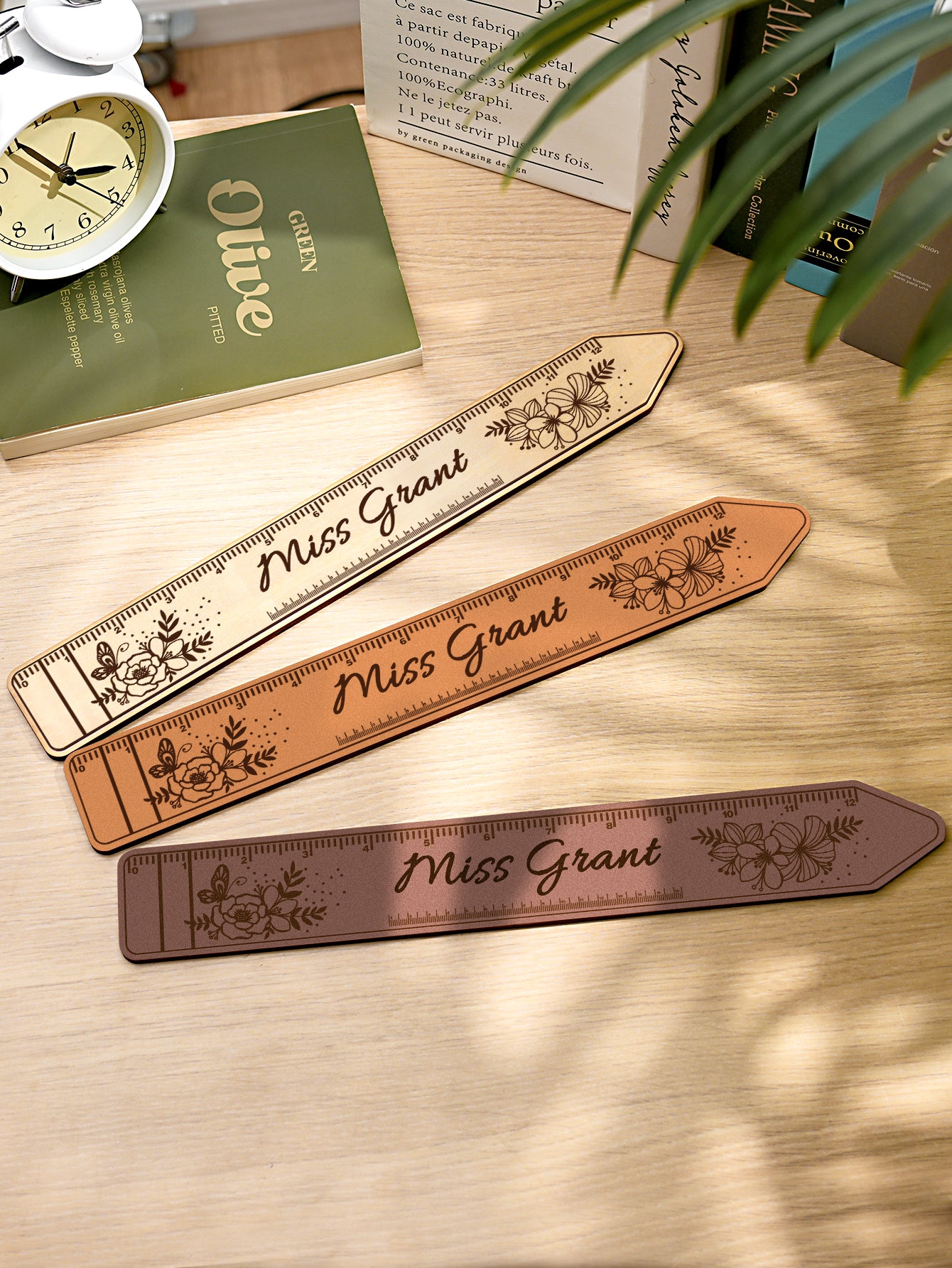 Personalized Name Wooden Teacher Ruler