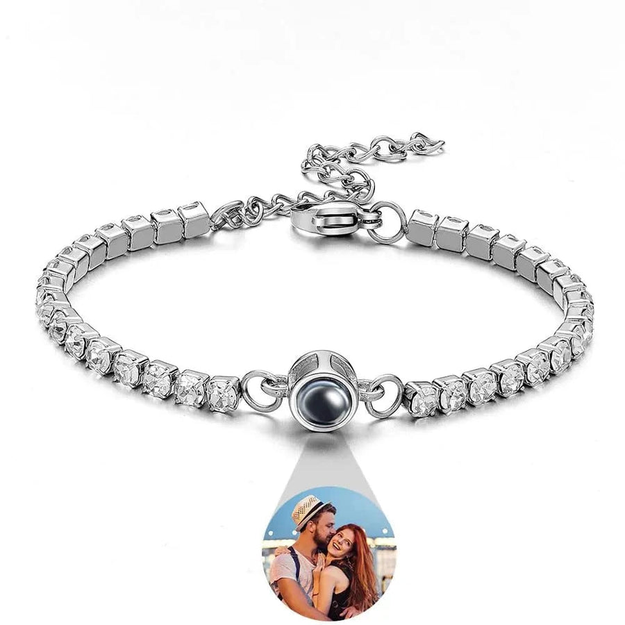 Custom Hidden Photo Bracelet