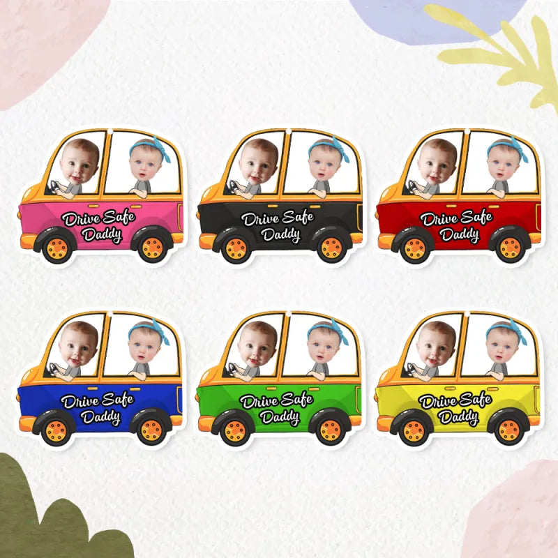 Personalized Drive Safe Car Air Freshener - Custom Photo Ornament