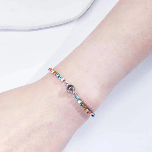 Custom Hidden Photo Bracelet