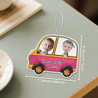 Personalized Drive Safe Car Air Freshener - Custom Photo Ornament