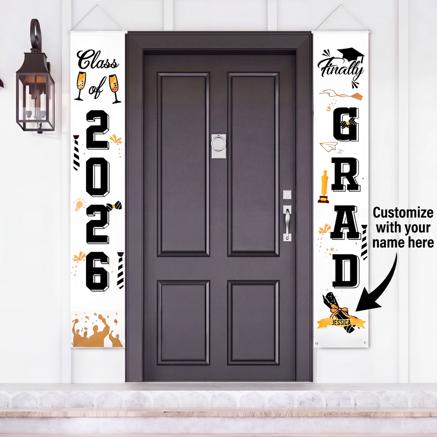 Personalized Graduation Door Banner Set