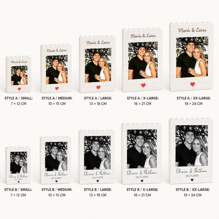 Custom Photo Brick Puzzle Frame