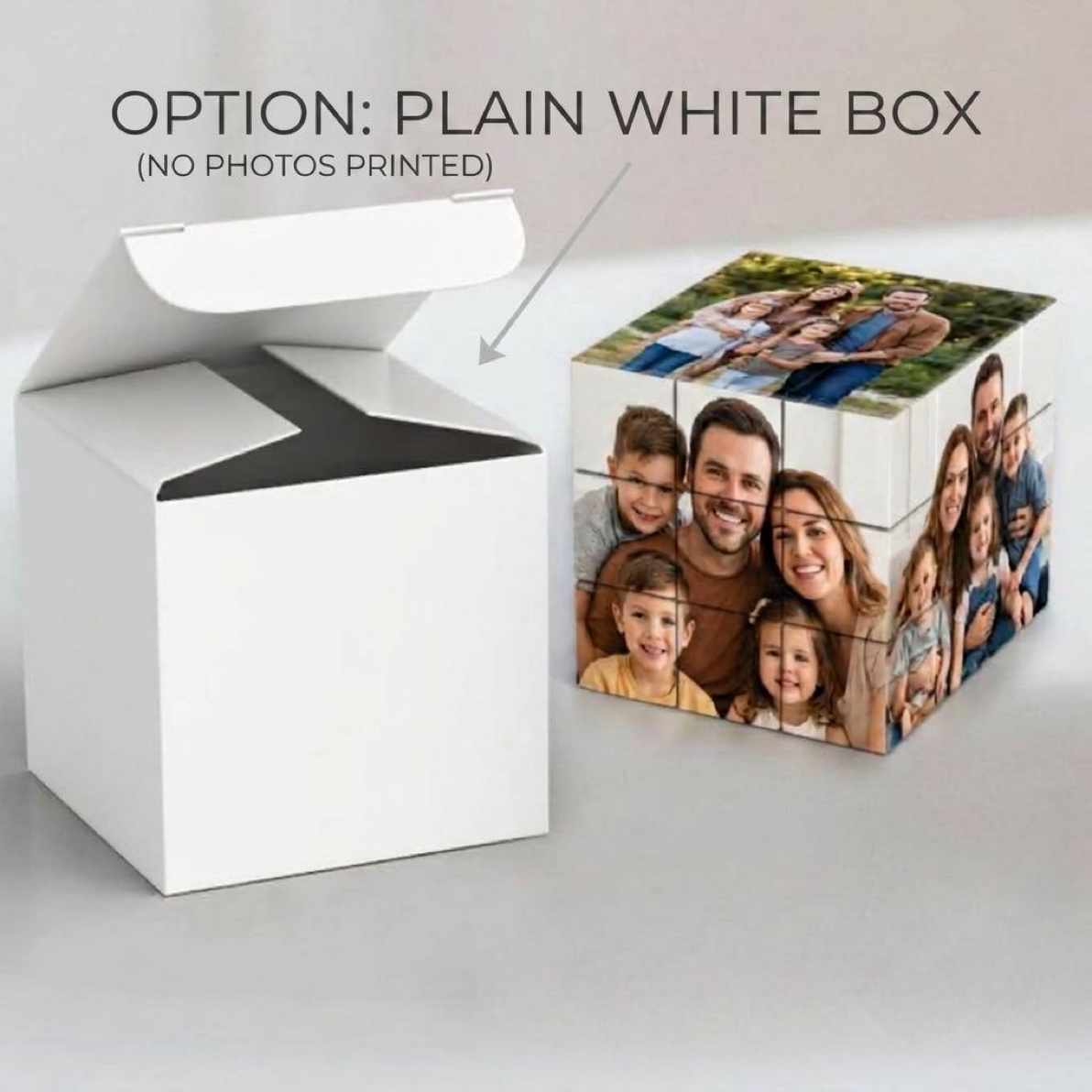 Custom Photo Cube Gift for Dad