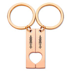 Custom Spotify Code Keychain - Scannable Music Couple Keychains