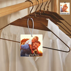 Custom Photo Car Air Freshener - Hanging Rearview Mirror Pendant