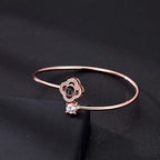 Custom Photo Projection Bracelet - Hidden Picture Heart Jewelry