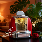 Custom Retro Jukebox Speaker - Personalized Photo Music Player
