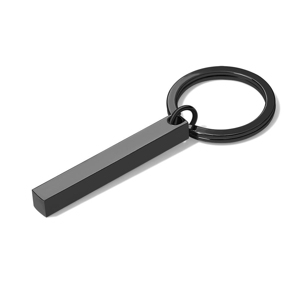 Custom Spotify Code Bar Keychain - 3D Engraved Music Key Chain
