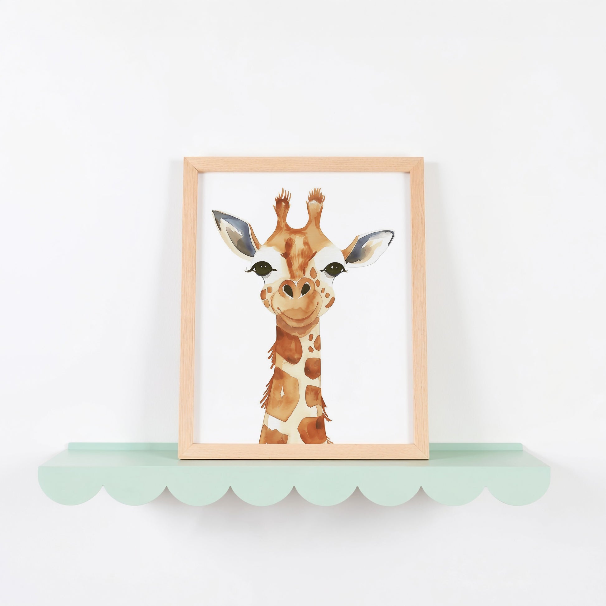 Adorable Giraffe Art Print Nursery Wall Decoration product type