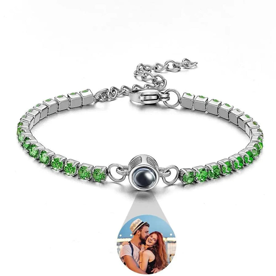 Custom Hidden Photo Bracelet