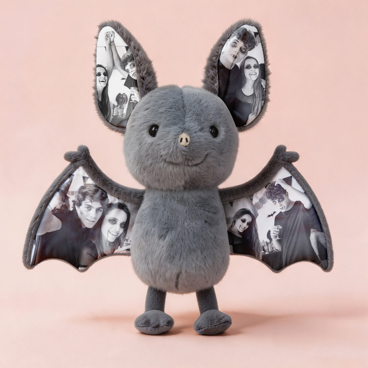 Personalized Photo Bat Plush