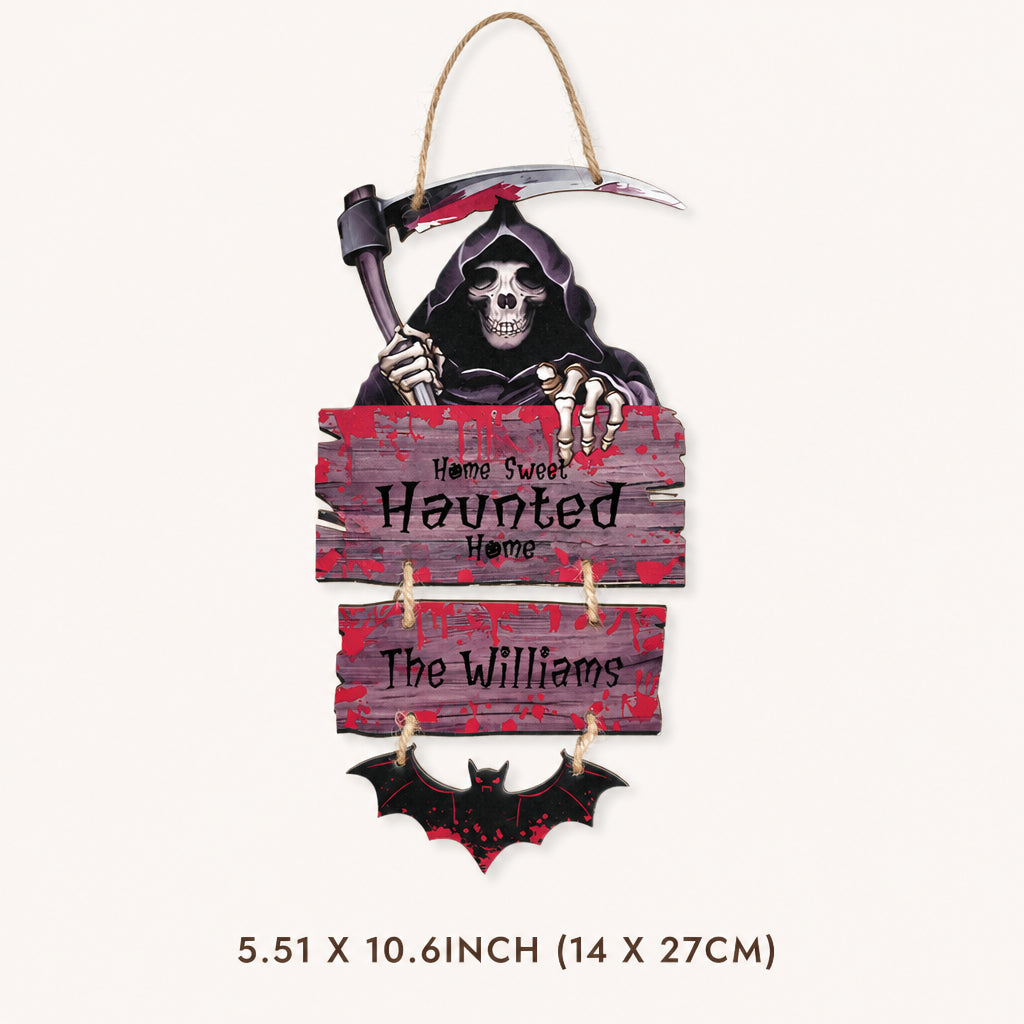 Personalized Halloween Door Sign