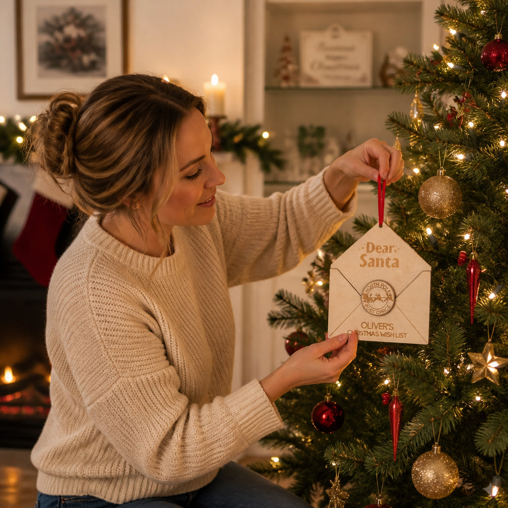 Personalized Santa Letter Christmas Ornament