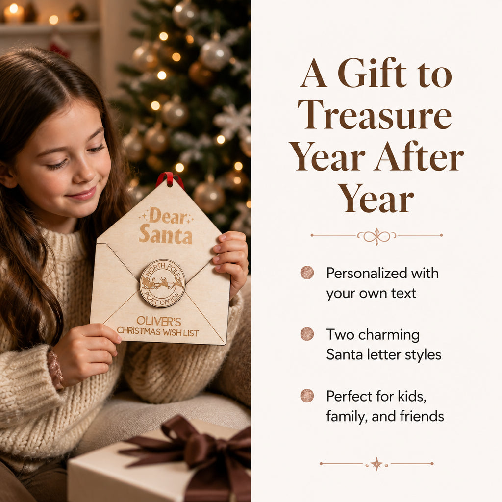 Personalized Santa Letter Christmas Ornament