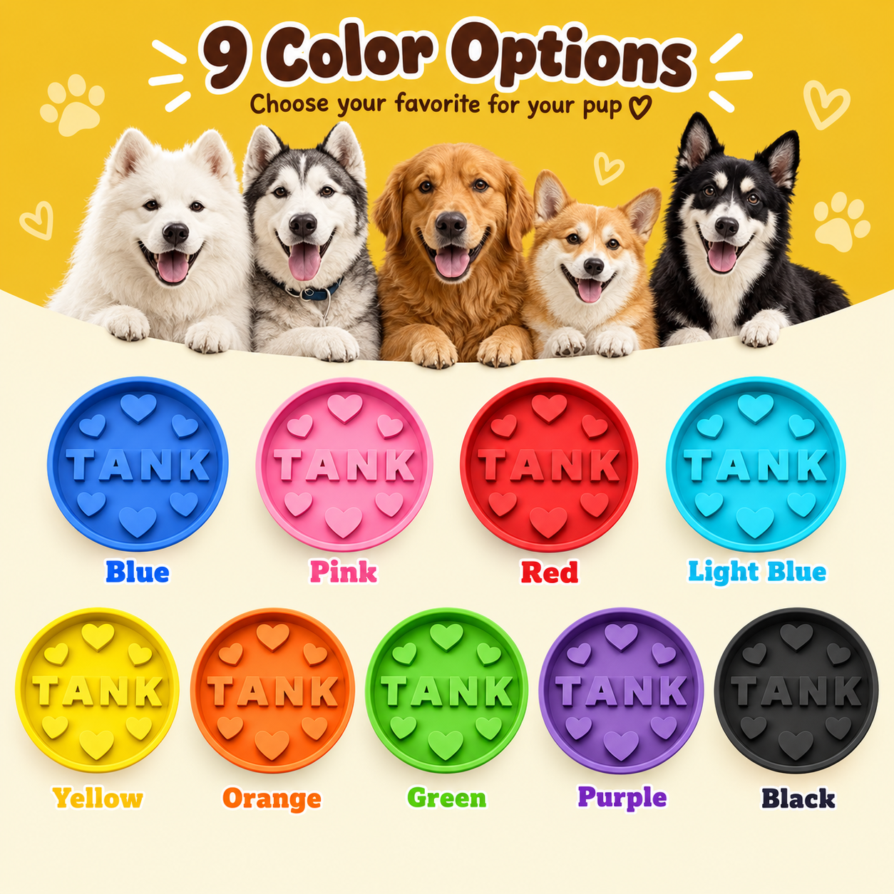 Personalized Slow Feeder Dog Bowl
