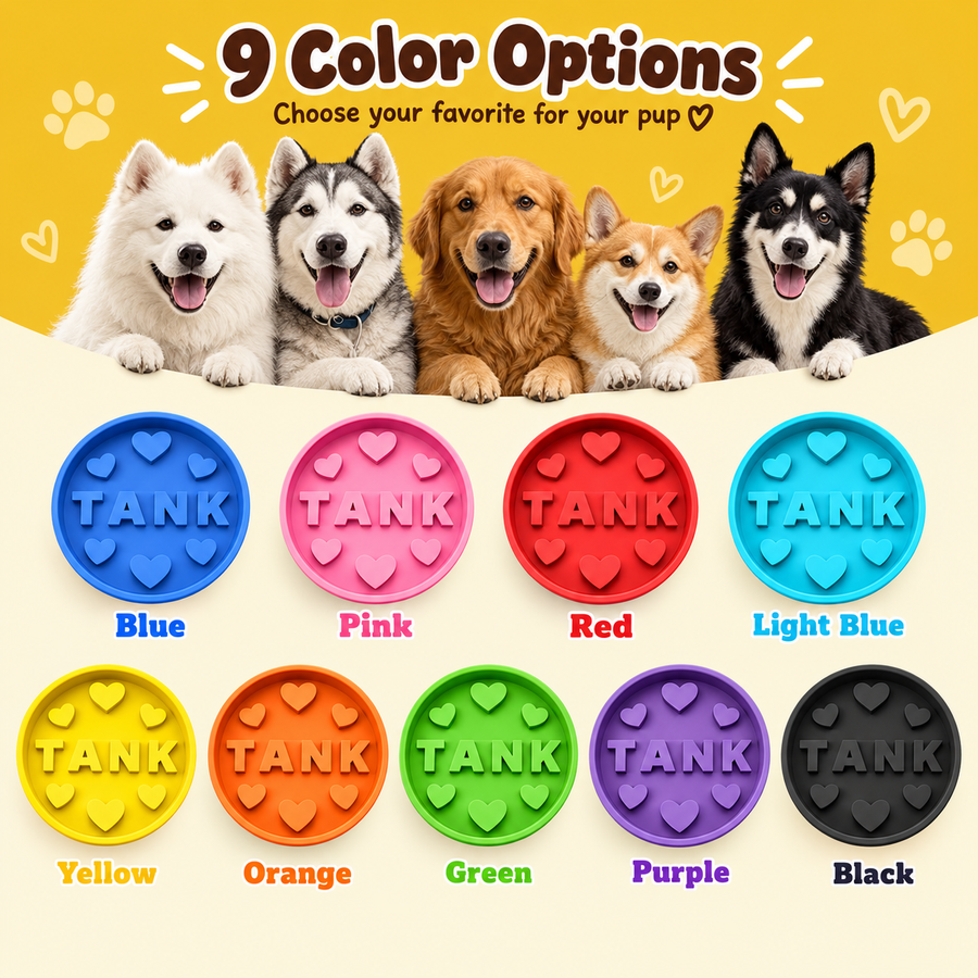 Personalized Slow Feeder Dog Bowl