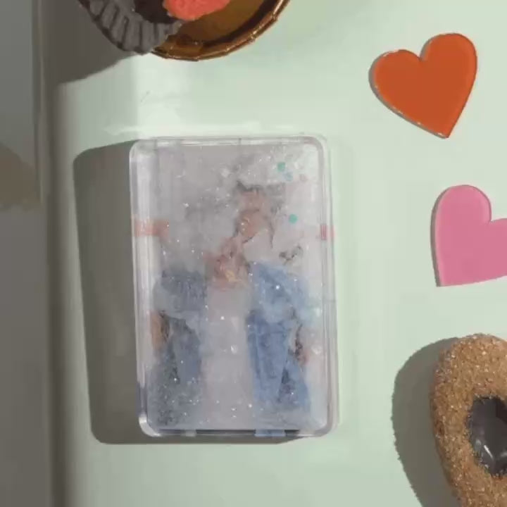 Custom Quicksand Photo Fridge Magnet - Personalized Liquid Sand Magnet