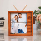 Lighted Hand-Crank Photo Flipbook Frame - Personalized Memory Display