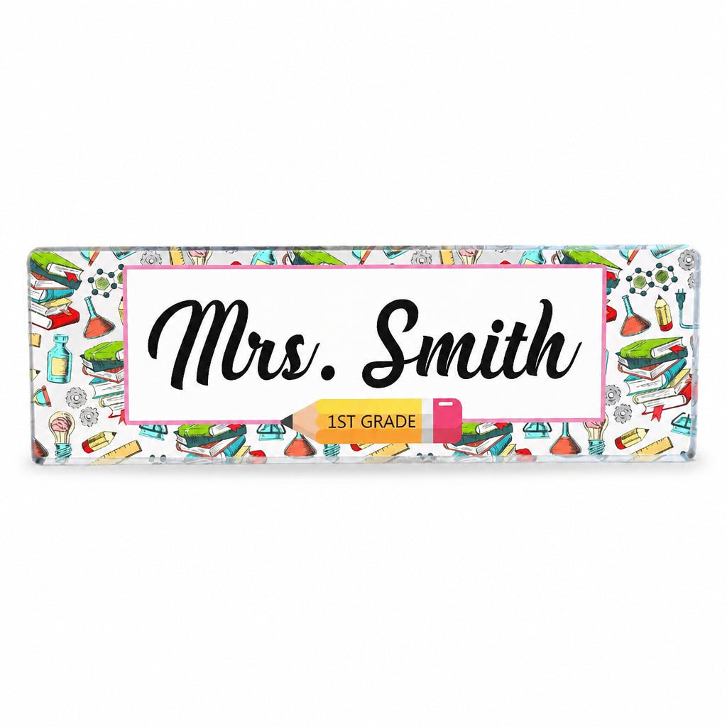 Personalized Teacher Desk Name Plate · Main product on white background