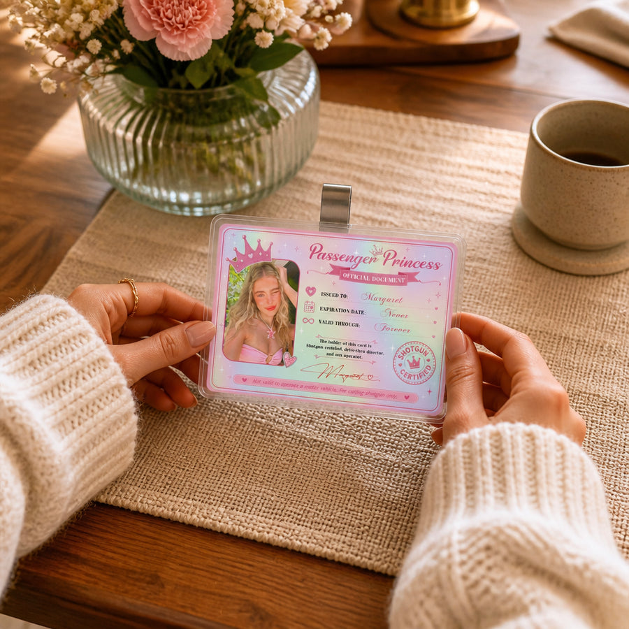 Personalized Passenger Princess Card