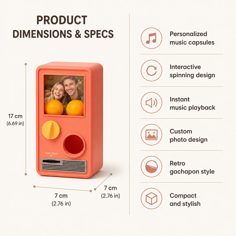 Custom Photo and Song Capsule Music Player