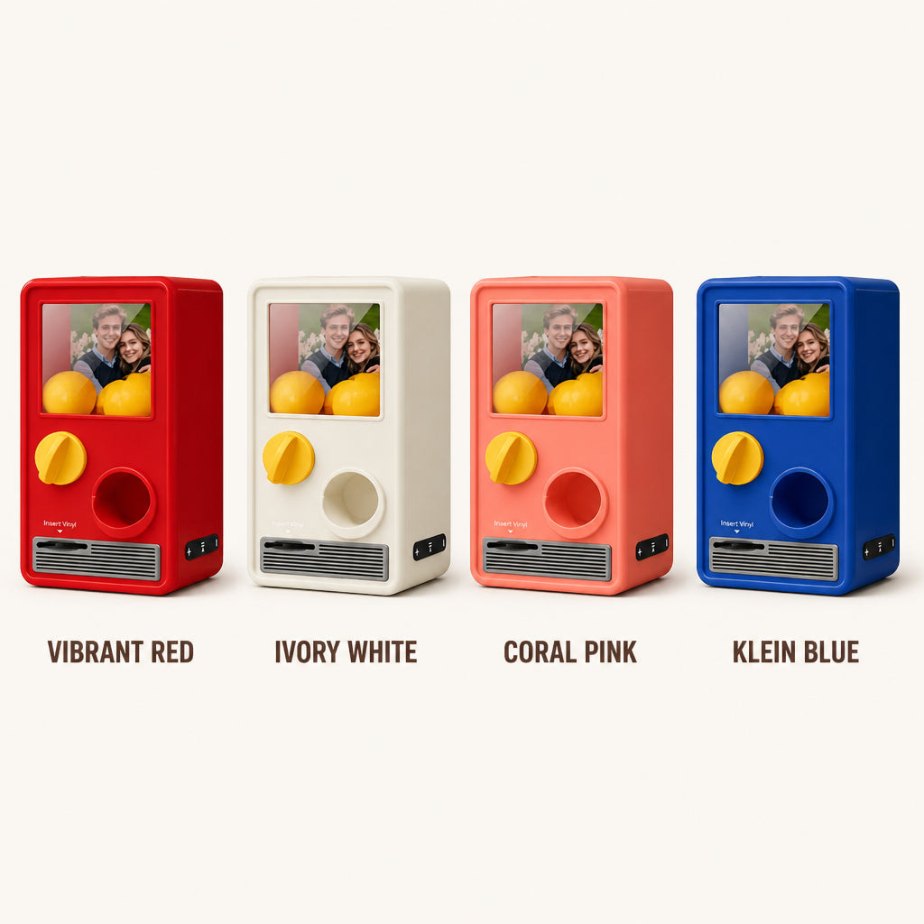 Custom Photo and Song Capsule Music Player · All Color and Capsule Variants Grid