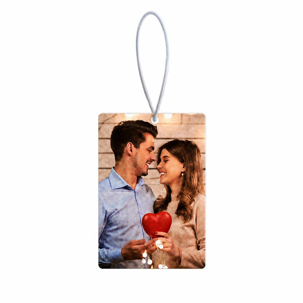 Custom Photo Car Air Freshener · Main product on white background