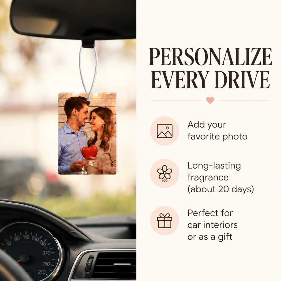 Custom Photo Car Air Freshener