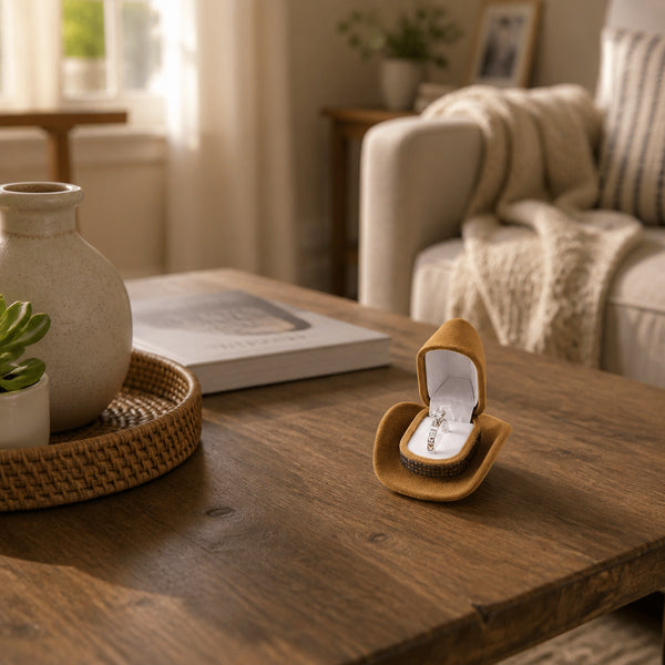 Cowboy Hat Ring Box