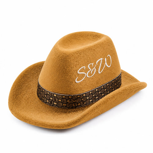 Cowboy Hat Ring Box · Main product on white background