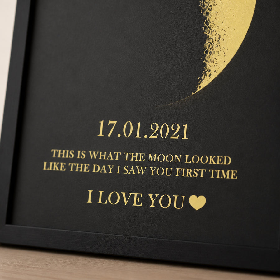 Moon Phase Framed Wall Art