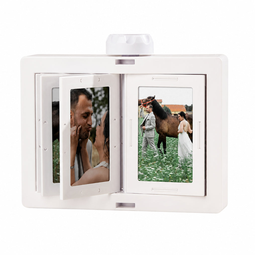 Custom Rotating 24 Photos Carousel Display · Main product on white background