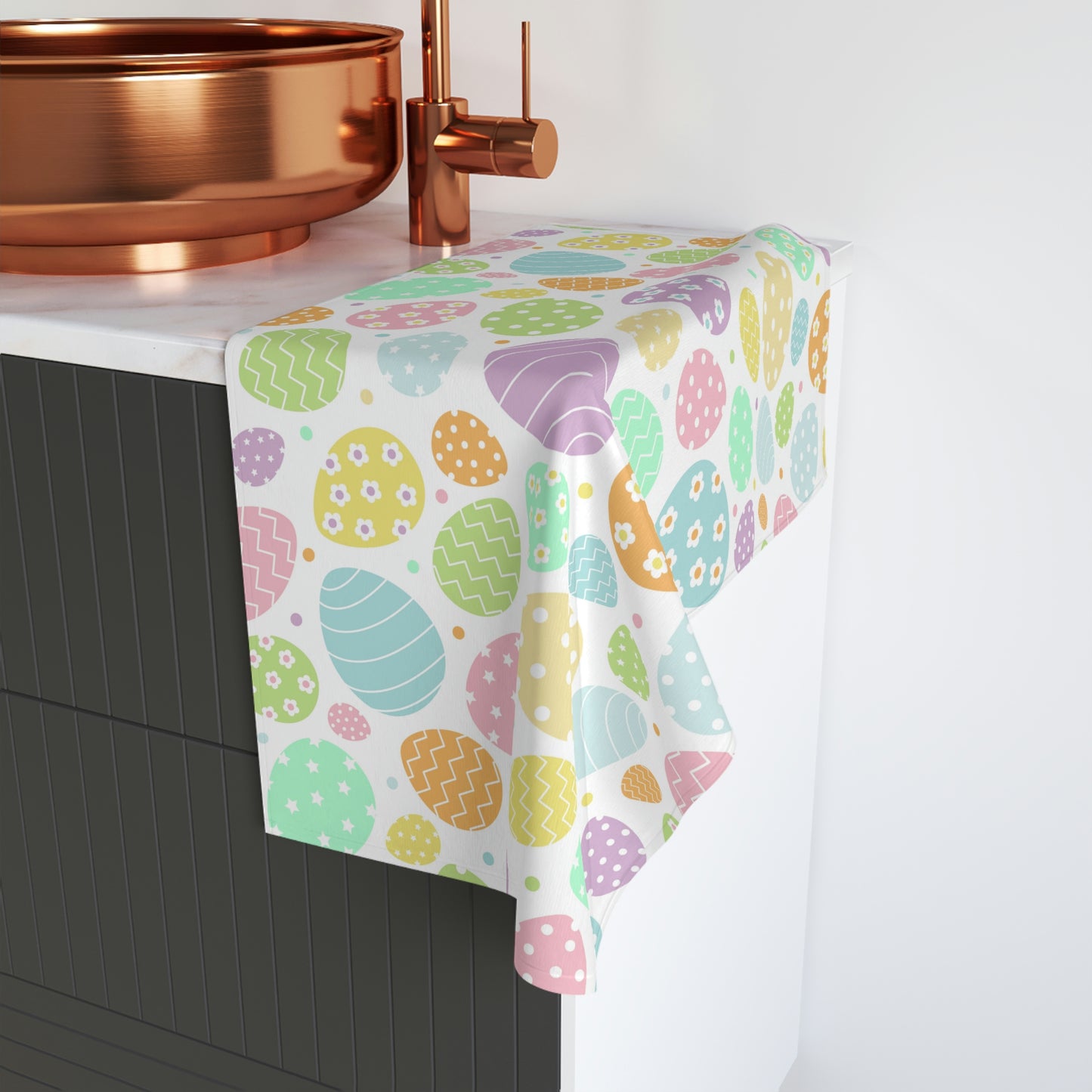 Colorful Easter Eggs Hand Towel