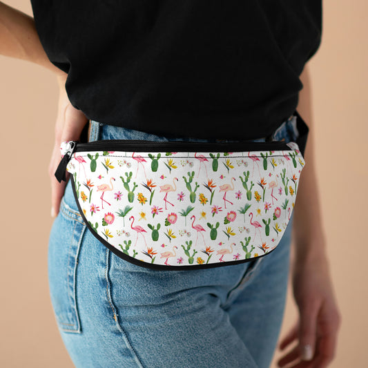 Cactus and Flamingos Fanny Pack