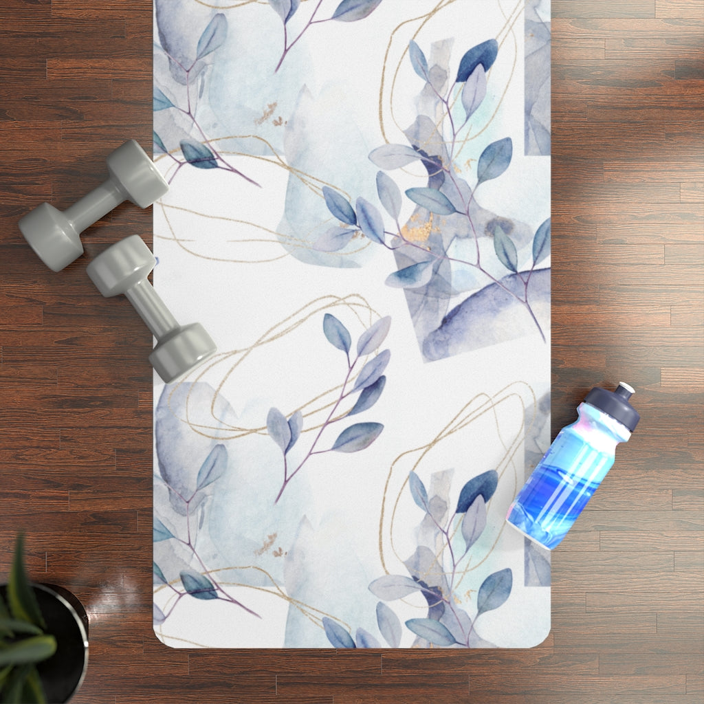 Abstract Floral Branches Rubber Yoga Mat
